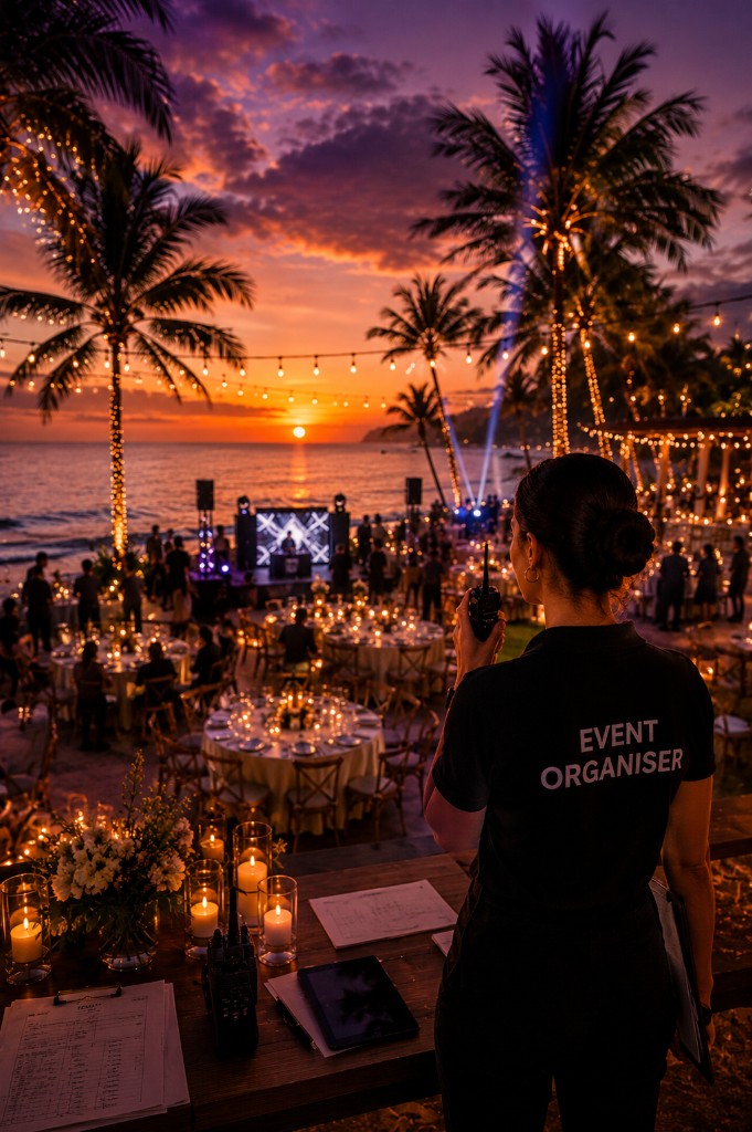 Event organiser in Phuket for villa parties, yacht events and private celebrations